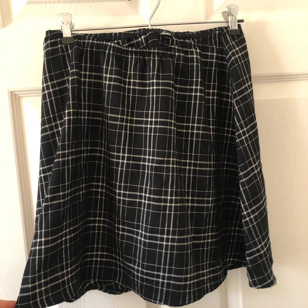 plaid school girl skirt